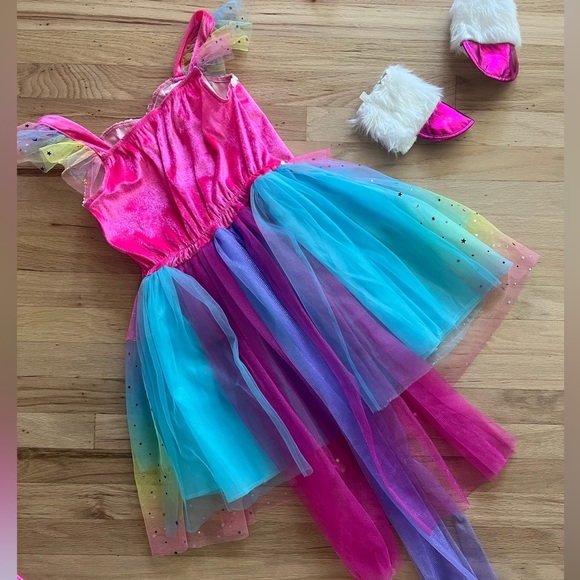Unicorn costume with wings - Picture 2 of 8